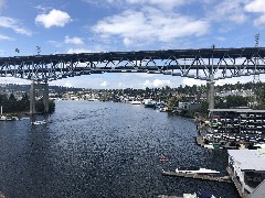 bridge; Portage Bay; Seattle, WA